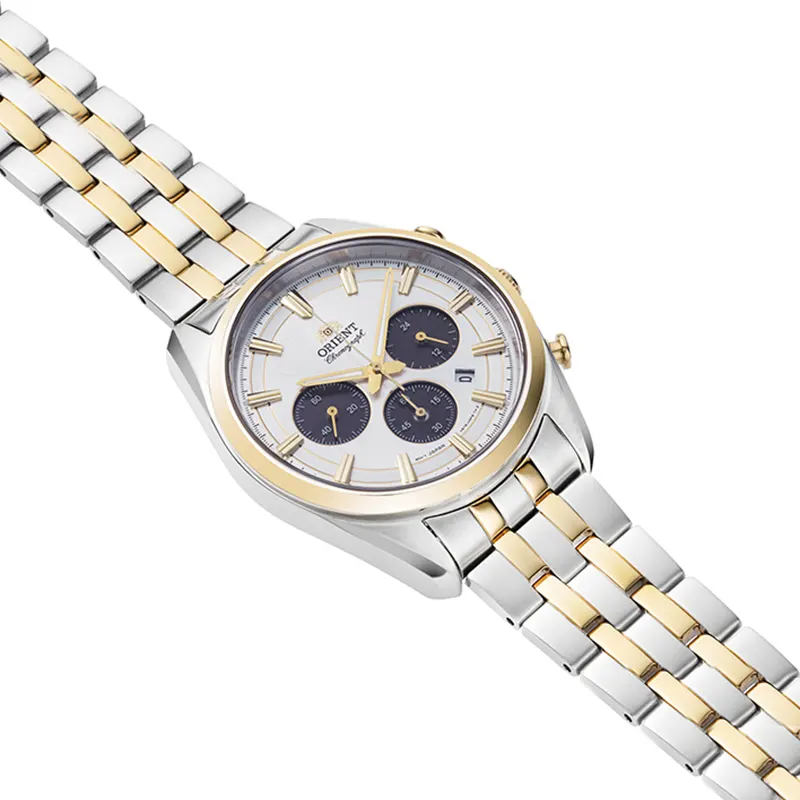 Orient Contemporary Solar Panda Two-tone Men's Watch- RA-TX0302S